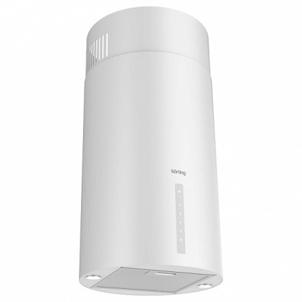 Вытяжка Korting Kha 39970 w cylinder островная, цвет белый
