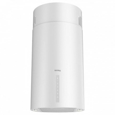 Вытяжка Korting Kha 39970 w cylinder островная, цвет белый