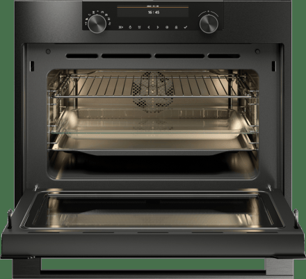 Духовой шкаф Asko OCM8487B с функцией СВЧ, цвет черная нержавеющая сталь