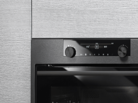 Духовой шкаф Asko OCM8487B с функцией СВЧ, цвет черная нержавеющая сталь