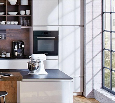 Духовой шкаф Kuppersbusch B 6120.0 S, цвет черное стекло