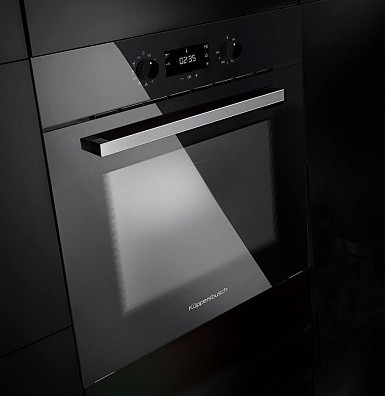 Духовой шкаф Kuppersbusch B 6120.0 S, цвет черное стекло