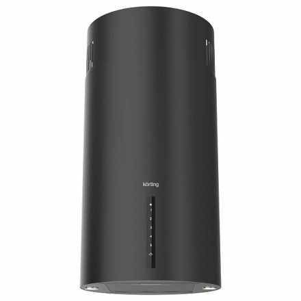 Вытяжка Korting Kha 39970 n cylinder островная, цвет черный