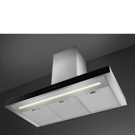 Вытяжка Smeg KBT9L4VN настенная, нержавеющая сталь