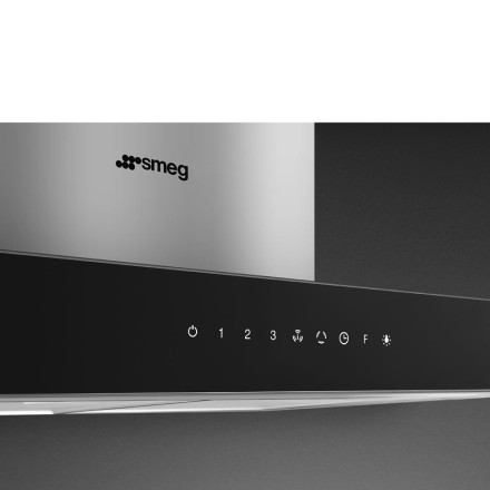 Вытяжка Smeg KBT9L4VN настенная, нержавеющая сталь