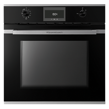 Духовой шкаф Kuppersbusch BP 6332.0 S1 stainless steel, цвет черное стекло