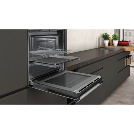 Духовой шкаф  Neff B1ACE1BN0R, цвет серебристый