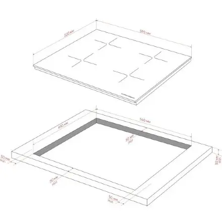 Варочная панель Kuppersbserg ICI 608 Black R