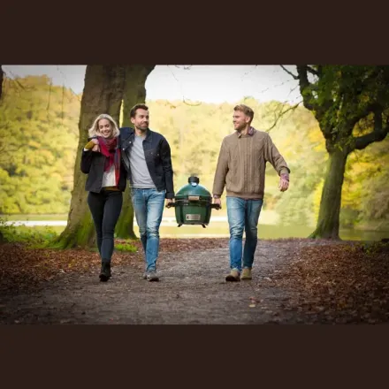 Керамический угольный гриль Big Green Egg MiniMax