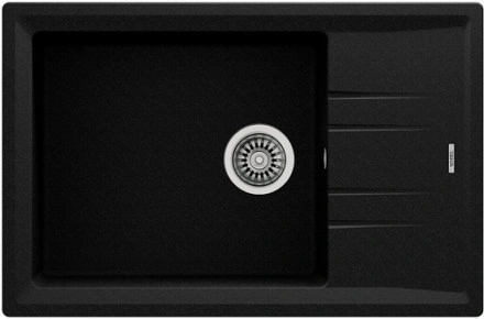 Кухонная мойка Teka Stone 60 S-TG 1B 1D Black metallic