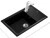 Кухонная мойка Teka Stone 60 S-TG 1B 1D Black metallic