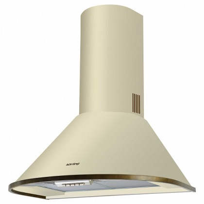 Вытяжка Korting Khc 6930 ri купольная, цвет слоновая кость