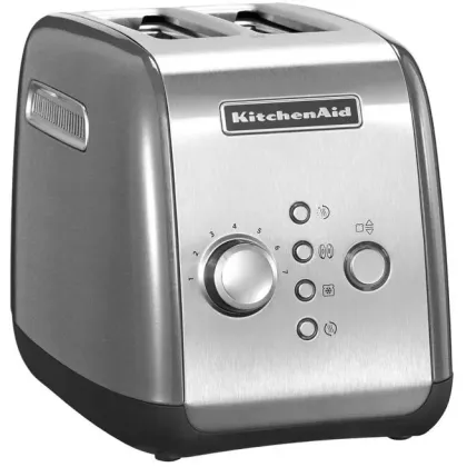 Тостер KitchenAid 5KMT221ECU стальной на 2 ломтика