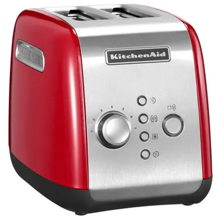 Тостер KitchenAid 5KMT221ECU стальной на 2 ломтика