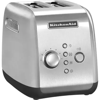 Тостер KitchenAid 5KMT221ESX стальной на 2 ломтика
