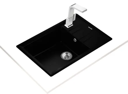 Кухонная мойка Teka Stone 60 S-TG 1B 1D carbon