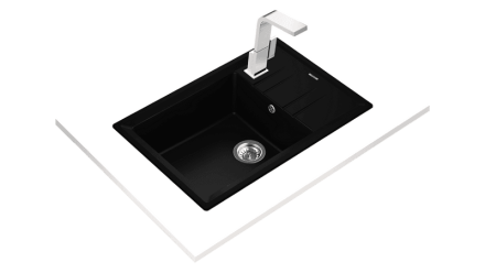 Кухонная мойка Teka Stone 60 S-TG 1B 1D carbon
