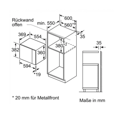 Микроволновая печь  Neff HLAGD53G0, цвет чёрный