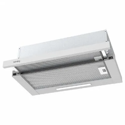 Вытяжка Korting Khp 6512 w с выдвижным экраном, цвет белый