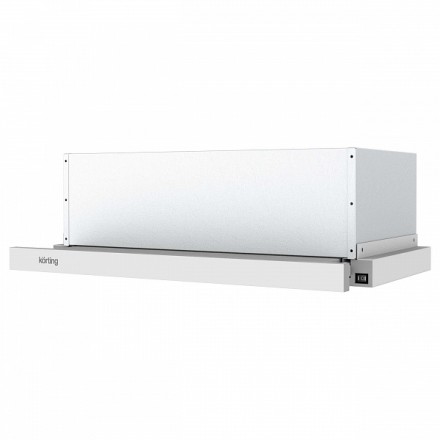 Вытяжка Korting Khp 6512 w с выдвижным экраном, цвет белый