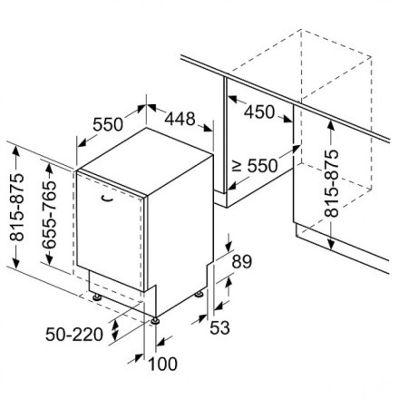 Посудомоечная машина  Neff S897ZM800E, цвет серебристый