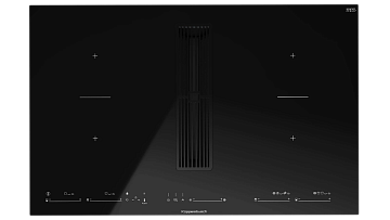 Варочная панель Kuppersbusch KMI 8590.0 SR индукционная с вытяжкой , цвет черное стекло
