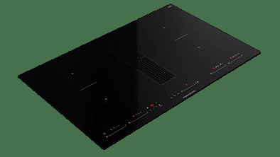 Варочная панель Kuppersbusch KMI 8590.0 SR индукционная с вытяжкой , цвет черное стекло