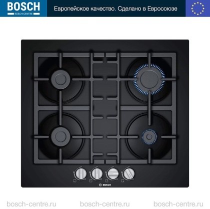 Газовая варочная панель Bosch PNP6B6B90