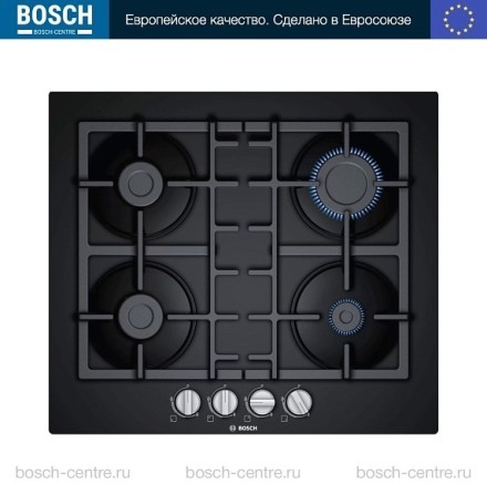 Газовая варочная панель Bosch PNP6B6B90