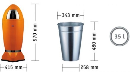 Мусорный контейнер Wesco Spaceboy Лайм