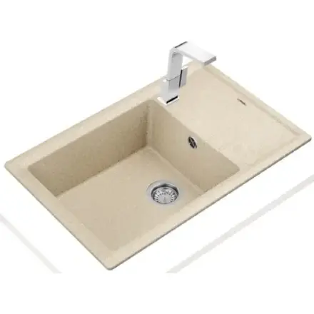 Кухонная мойка Teka Stone 60 S-TG 1B 1D Sand beige