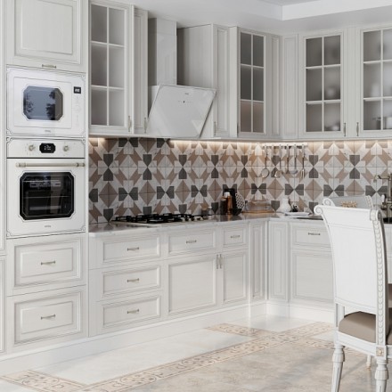 Вытяжка Korting Khc 69059 rgw наклонная, цвет белый