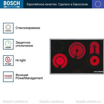 Электрическая варочная панель Bosch PKC845FP1D