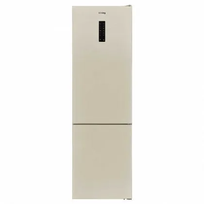Холодильник Korting KNFC 62010 B, цвет бежевый