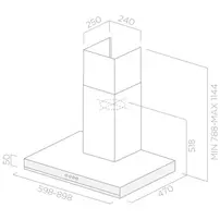 Вытяжка Elica Cube A/60 IX