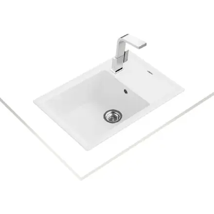 Кухонная мойка Teka Stone 60 S-TG 1B 1D white