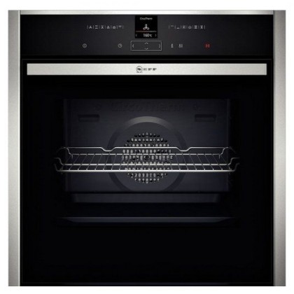 Духовой шкаф  Neff B27CR22N1, цвет серебристый