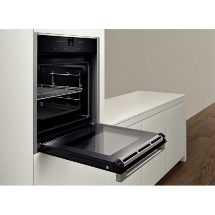 Духовой шкаф  Neff B27CR22N1, цвет серебристый