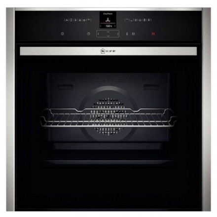 Духовой шкаф  Neff B27CR22N1, цвет серебристый