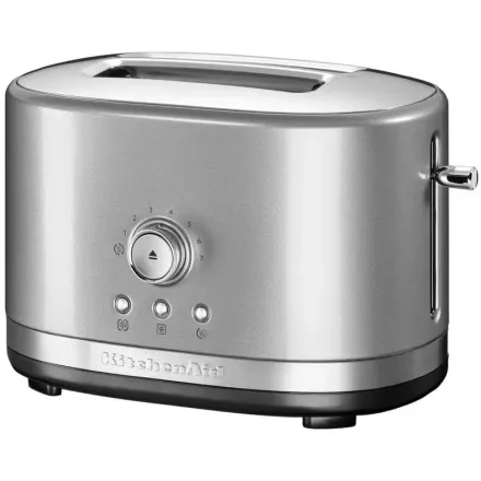 Тостер KitchenAid 5KMT2116ECU серебристый на 2 ломтика