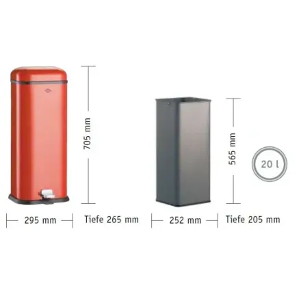 Мусорный контейнер Wesco Superboy Черный