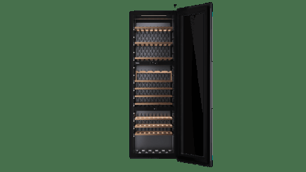 Встраиваемый в колонну винный кулер c 3-мя независимыми зонами охлаждения