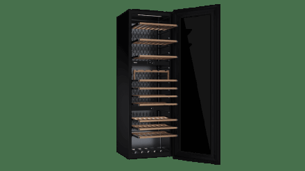 Встраиваемый в колонну винный кулер c 3-мя независимыми зонами охлаждения