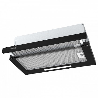 Вытяжка Korting Khp 6512 n с выдвижным экраном, цвет черный