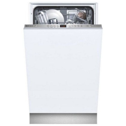 Посудомоечная машина  Neff S58M43X0 узкая встраиваемая, цвет серебристый