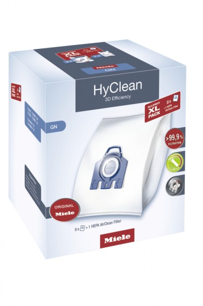 Комплект мешков-пылесборников Miele ALLERGY XL PACK HYCLEAN 3D GN
