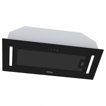 Вытяжка Korting Khi 9765 gn полновстраиваемая, цвет черное стекло