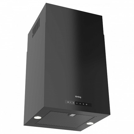 Вытяжка Korting Kha 45970 n cube островная, цвет черный