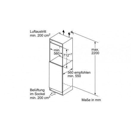 Морозильник  Neff GI5113F20R, цвет белый
