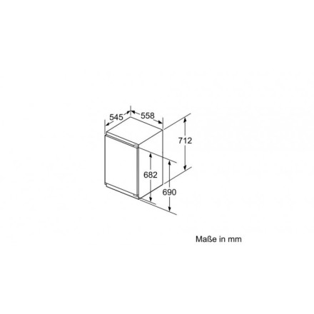 Морозильник  Neff GI5113F20R, цвет белый
